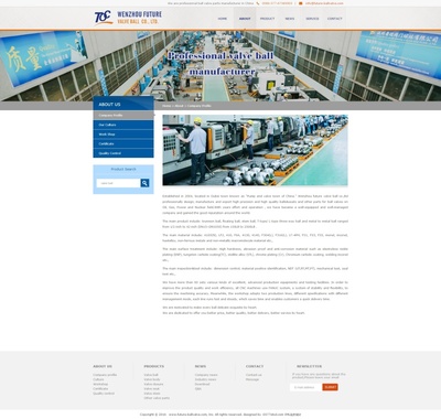 溫州前程閥門外貿(mào)站 打造純英文優(yōu)化型官網(wǎng)，賦能全球化業(yè)務(wù)拓展